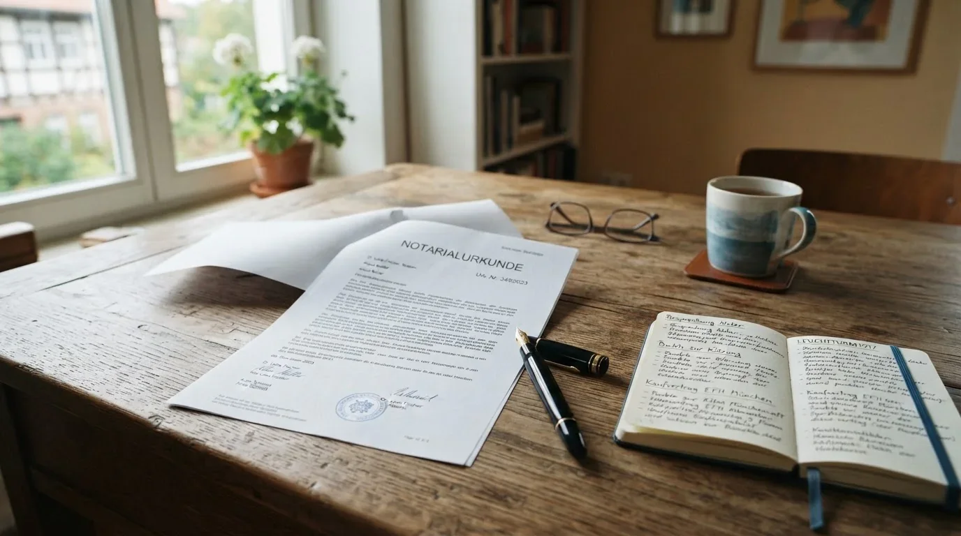 Schreibtisch mit aufgeschlagenem Gesetzestext und Notizen zur deutschen Glücksspielregulierung